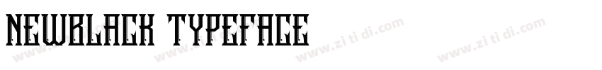 NEWBLACK TYPEFACE字体转换